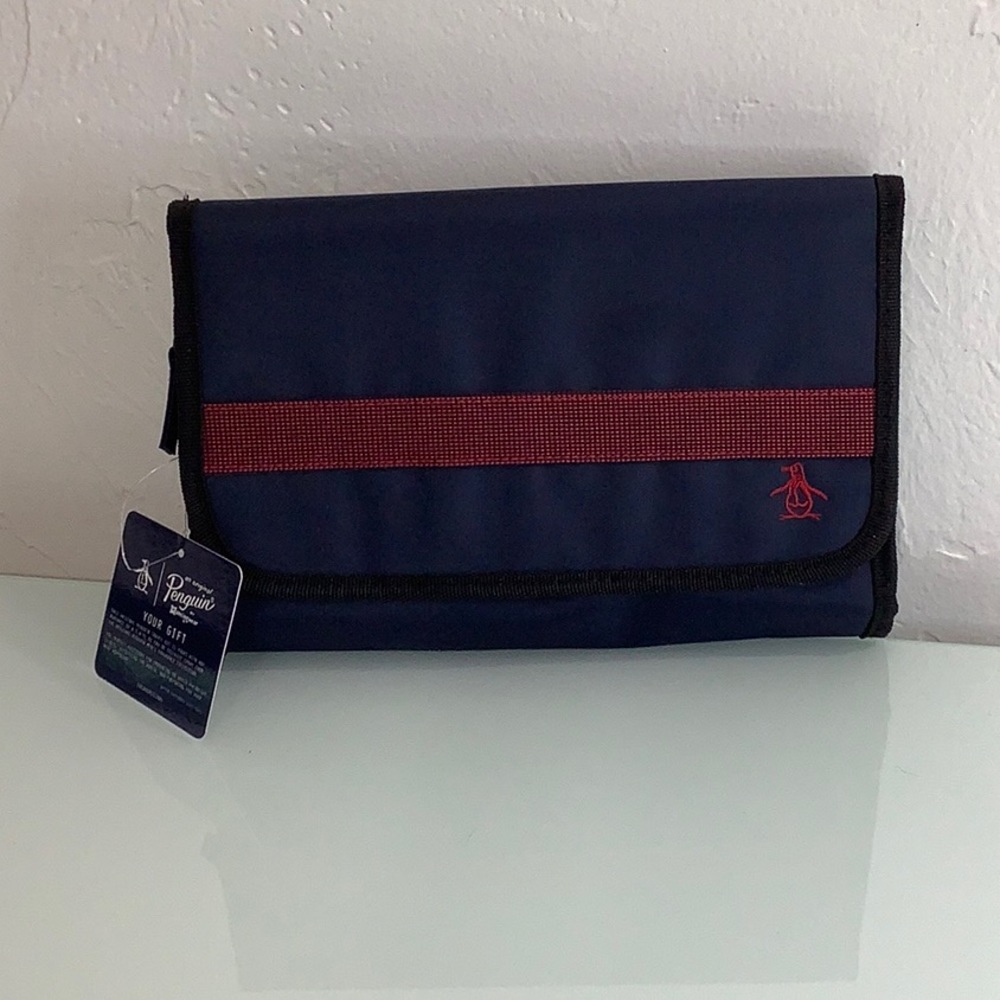 Original Penguin hanging toiletry bag travel kit NWT - Picture 8 of 9
